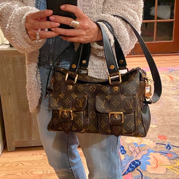 Louis Vuitton New Manhattan NM Noir Bag - Picture 13 of 15